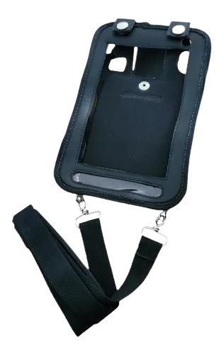 Funda textil con correa para tablet Unitech TB85, vista frontal