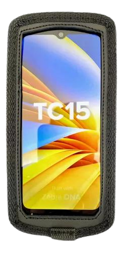 Vista frontal de Funda terminal Zebra TC15