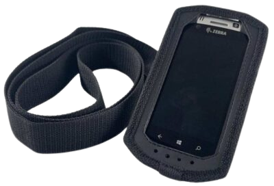 Vista frontal generica de Funda protectora con correa para terminal Zebra TC70 